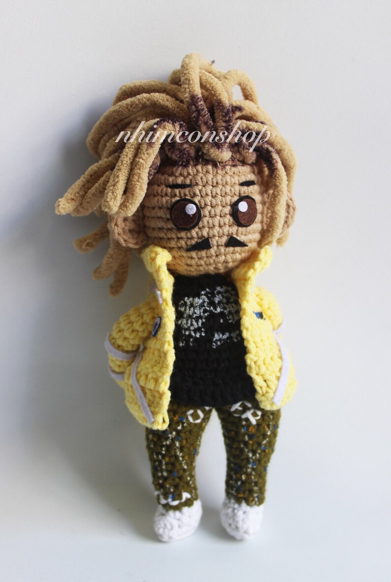 Costom Plushie Rapper Chibi Rapper Plushie: Custom Crochet Amigurumi Doll - Etsy