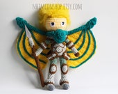 Lavitz Legend of Dragoon Plushie: Handmade Crochet Chibi Doll
