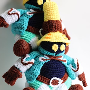 Vivi Final Fantasy IX Crochet Plushie: Handmade Amigurumi Doll