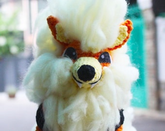 Handmade Crochet Arcanine Plushie – Stuffed Animal Doll