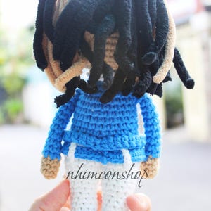 Costom Plushie Rapper King Von Rapper Custom Order in Chibi Plushie Amigurumi Stuffed Toy ...