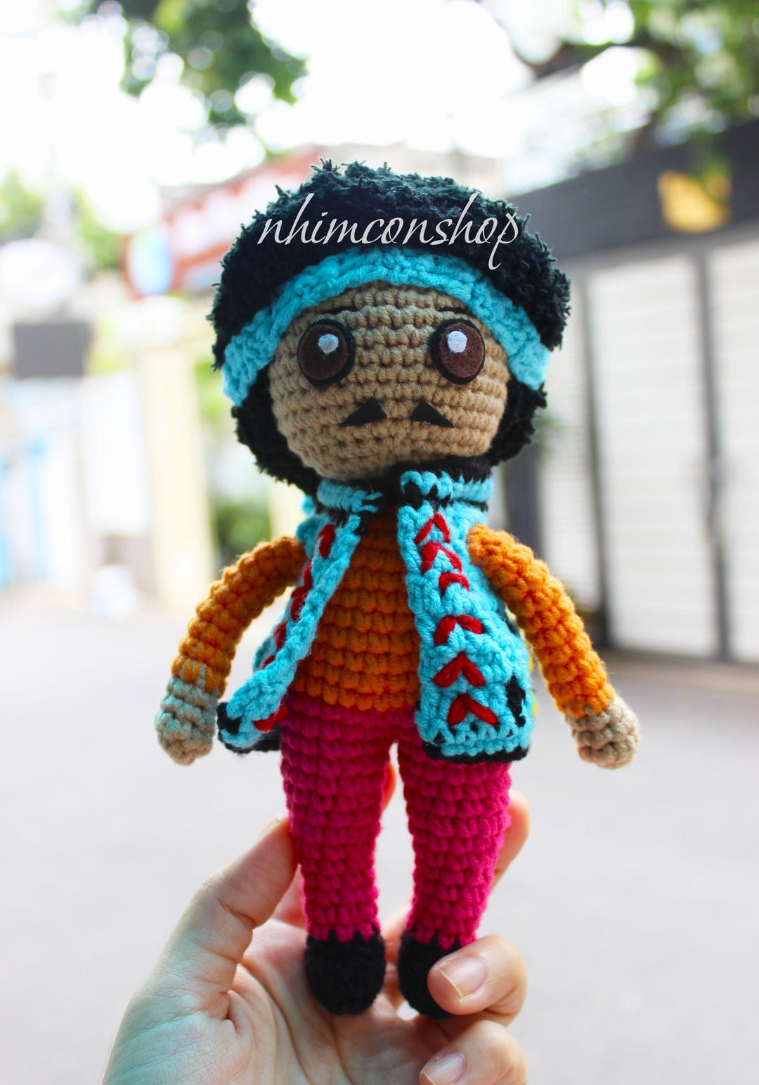 Jimi Character Chibi Plushie: Handmade Crochet Knit Doll - Etsy