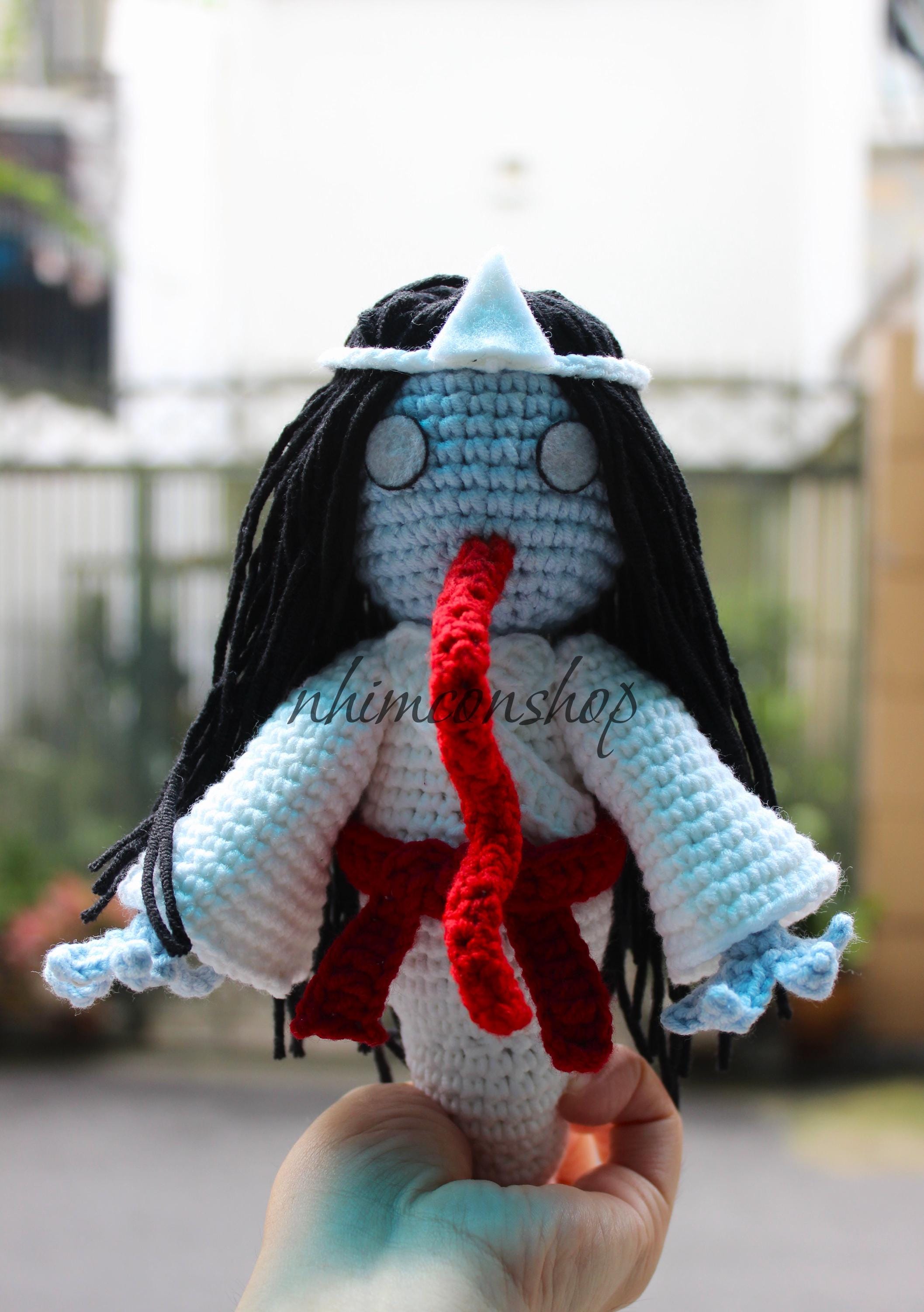 yuyus.doll Handmade Crochet Yurei Plushie: Japanese Ghost Doll - Etsy
