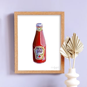 Ketchup Print by Laurel Greenfield