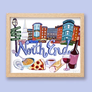 North End Druck von Laurel Greenfield