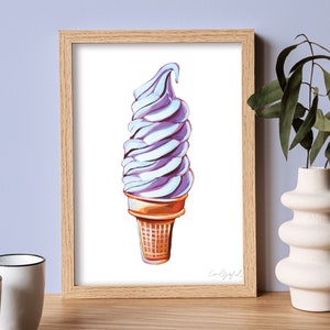 Purple Soft Serve