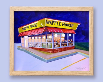 Waffle House Print by Laurel Greenfield