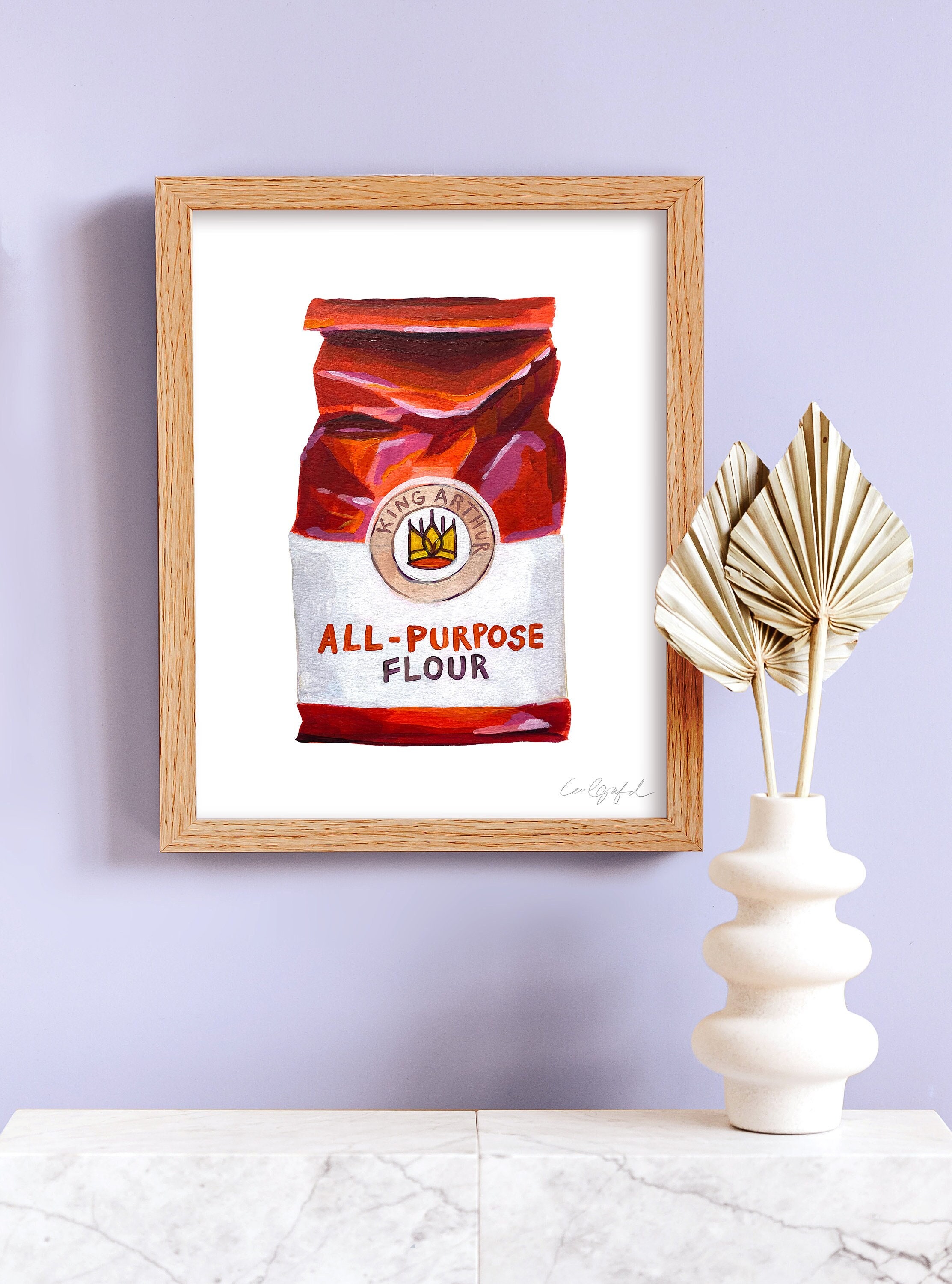 Flour Print by Laurel Greenfield