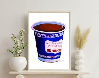 NYC Coffee Cup Print von Laurel Greenfield