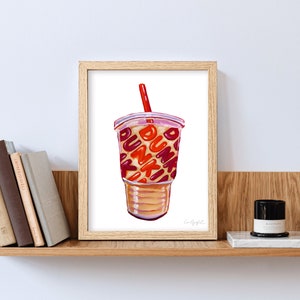 Dunkin Iced Coffee Print image 3