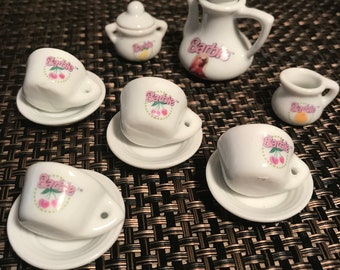 vintage barbie tea set