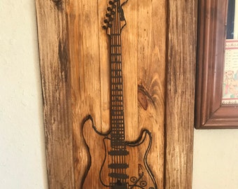 Fender Stratocaster Since 1954 TIN SIGN Metal Poster Guitar Studio Wall Decor