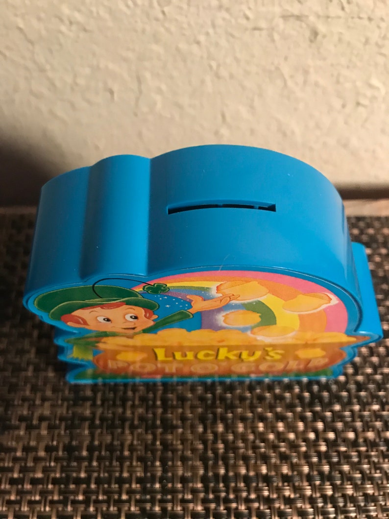 Lucky Charms Cereal Luckys Pot of Gold Musical Bank 1990s Etsy