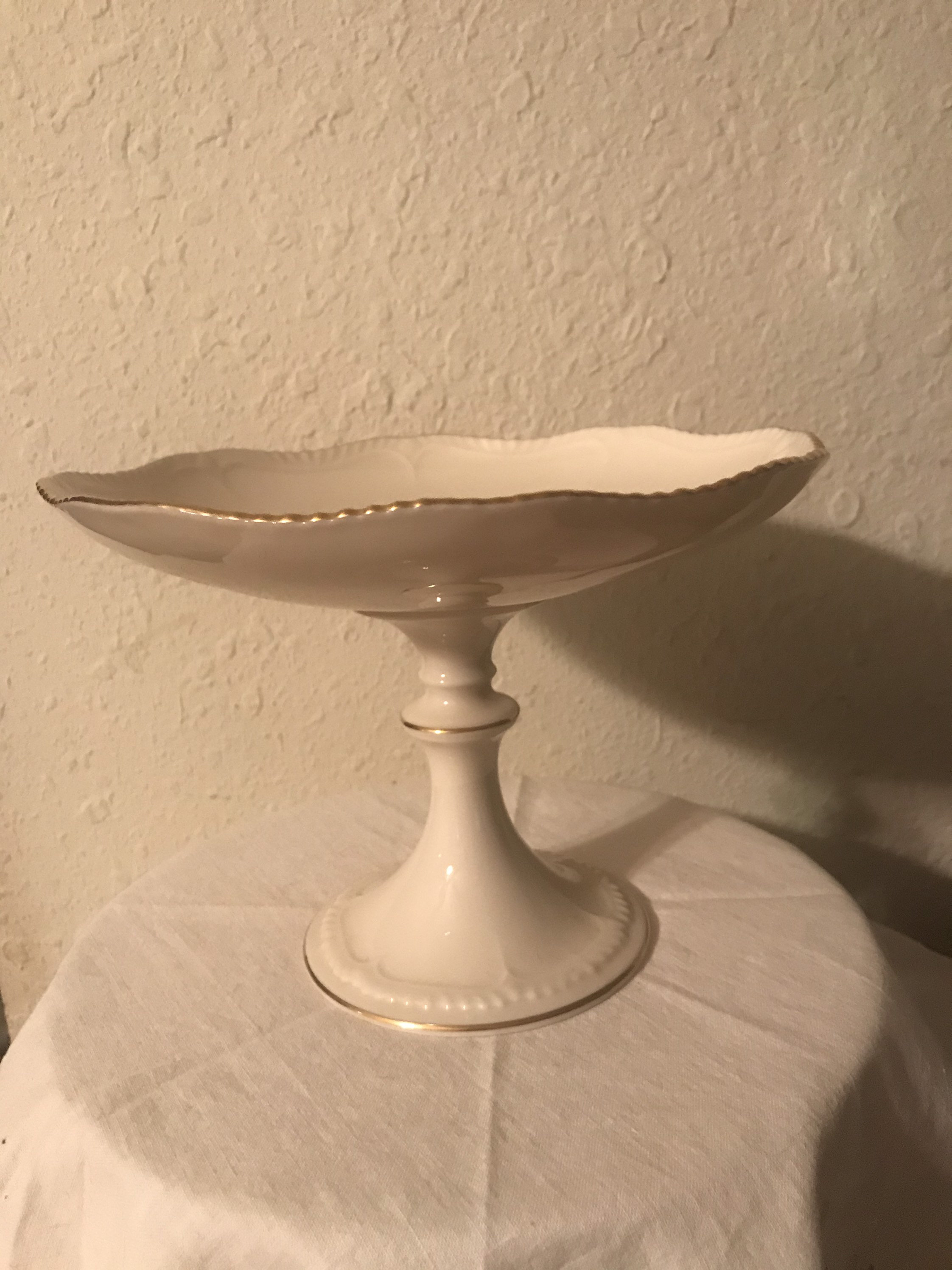Lenox Compote Bowl Pedestal Collection 24K Pure Gold Trim Fine Etsy