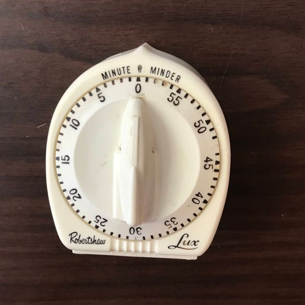 Vintage Food Timer Minute Minder Robert Shaw Brand Lux Antique Kitchen Tool Bell Reminder lcww