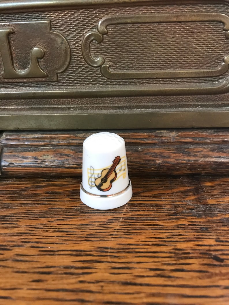 Thimble Collection Guitar Violin Trumpet Thimbles Musical Etsy
