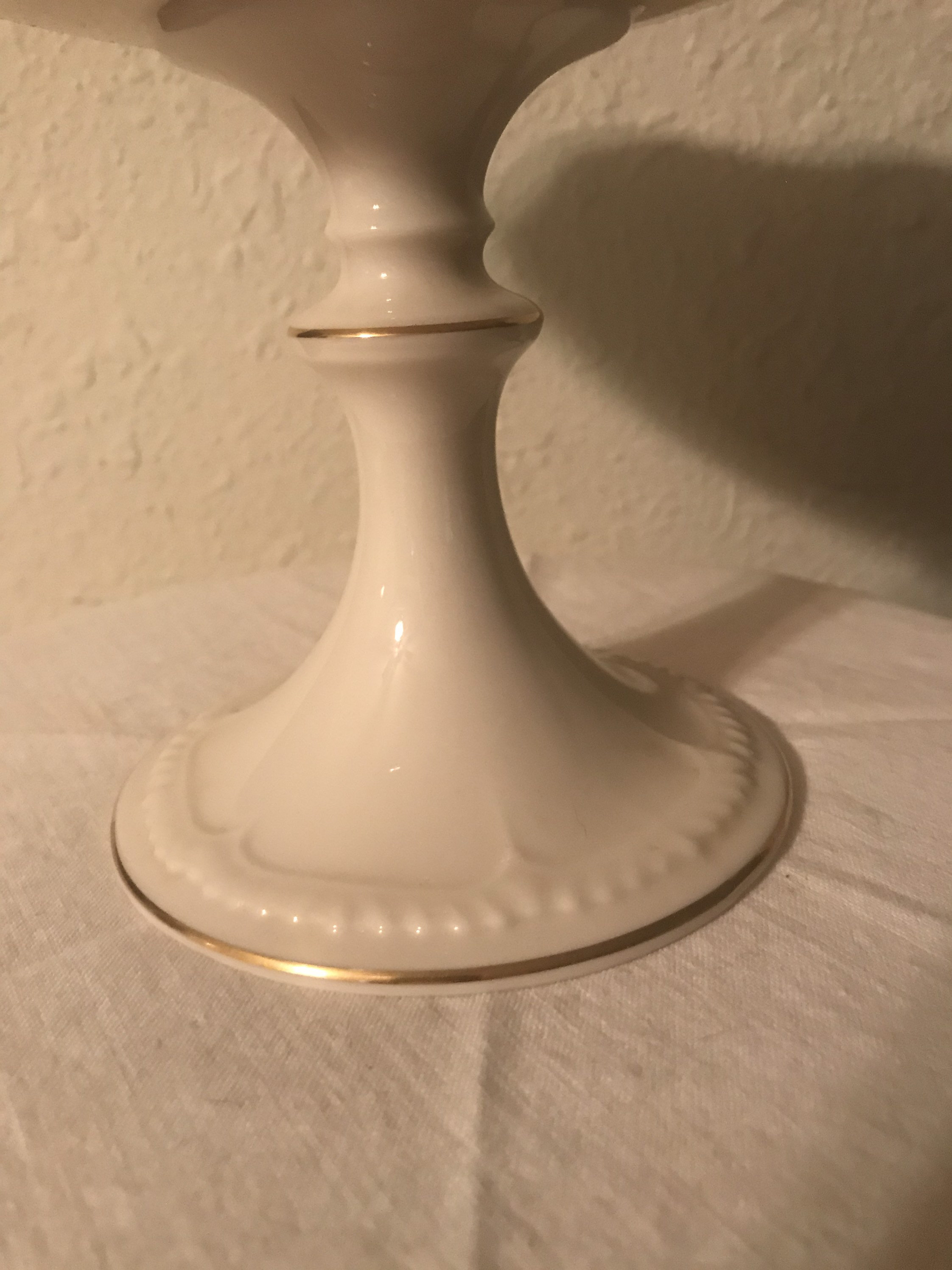 Collezione Lenox Compote Bowl Pedestal 24K oro puro assetto Etsy