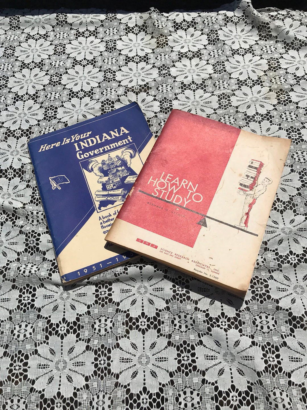 Indiana Government Book How to Study Guide 1950s Science Research