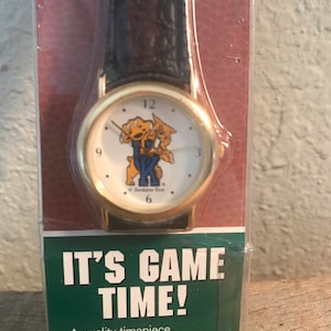 UK Wildcats Wrist Watch Vintage Works Has Cats Logo On Face lcww