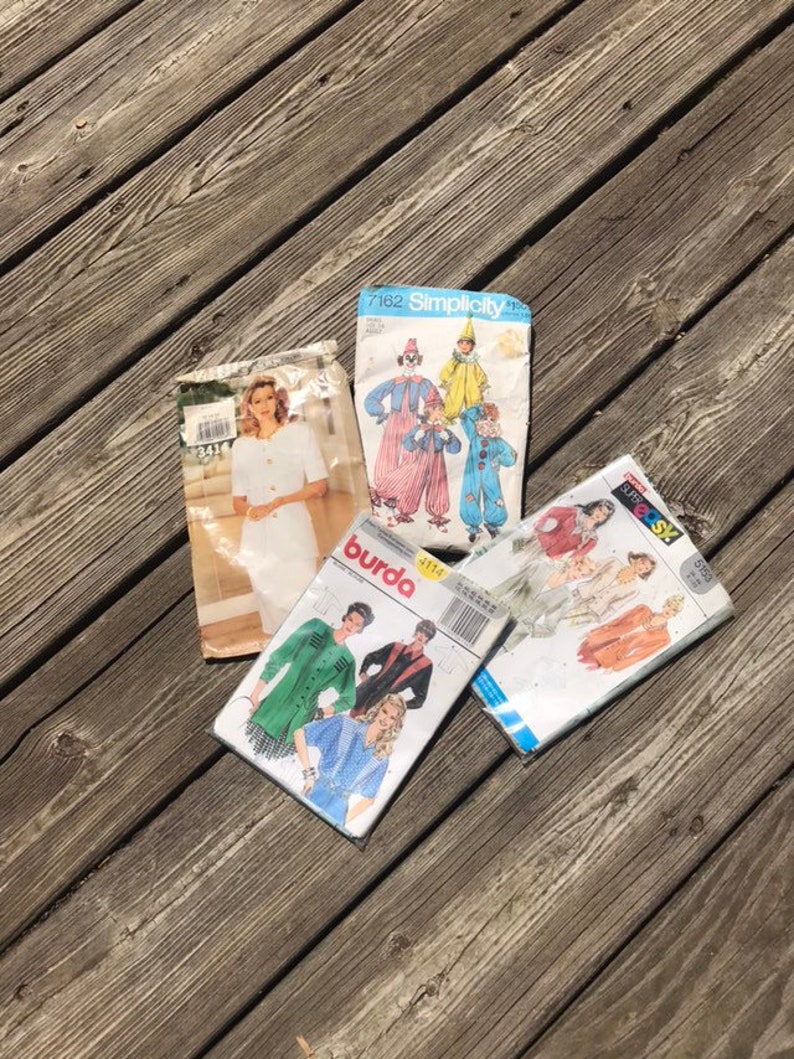 Clown Suit Pattern 7162 for Small Woman Easy Pattern Outfit Etsy