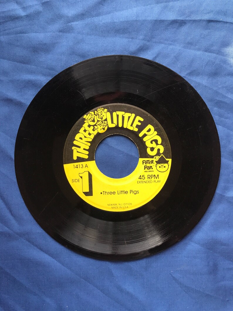 Three Little Pigs Peter Pan Records Music Sound Effects Etsy
