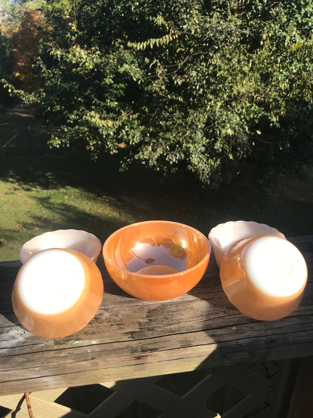 Fire King Old Bowls Pudding Jello Tapioca Baby Food Marigold Etsy