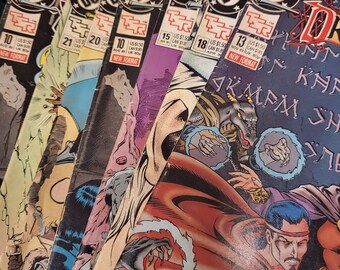 Sci Fi DC Graphic Comic Books 7 Dragon Lance Volumns 1980s 90s lcww