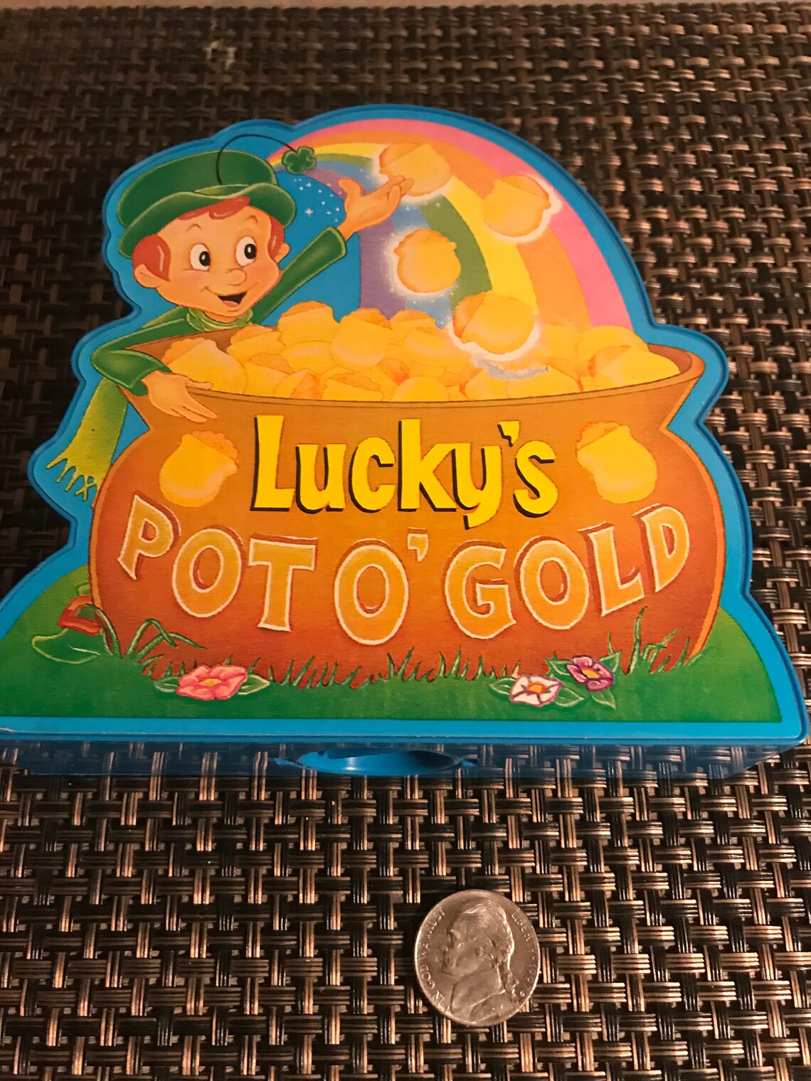 Lucky Charms Cereal Luckys Pot Of Gold Musical Bank 1990s Etsy