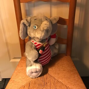 Time Out Coke Elephant Toy Stuffed Animal Coca Cola Bottle Red White Bathing Suit Life Preserver Ring lcww