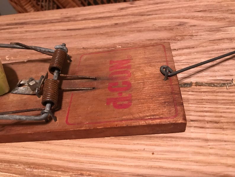 Old Mouse Trap Antique Primitive D Con Pest Control lcww Etsy