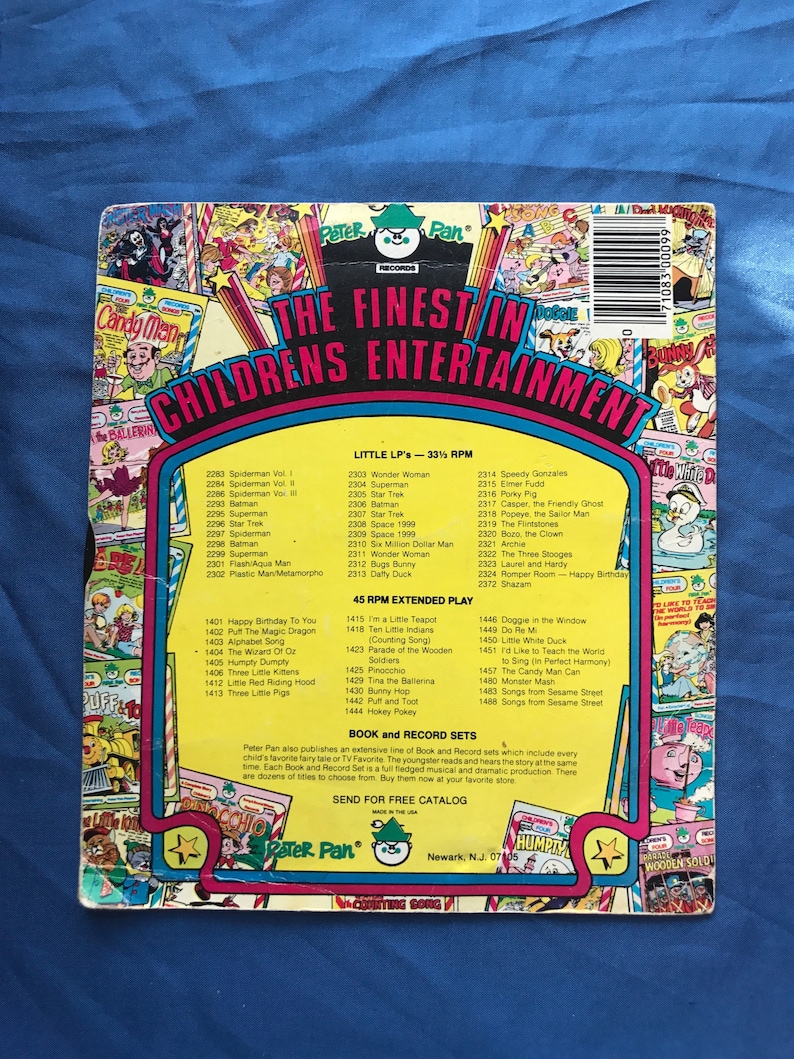 Three Little Pigs Peter Pan Records Music Sound Effects Etsy