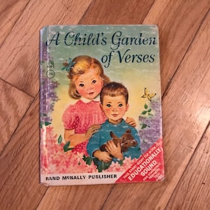 Elf Books Childs Garden Of Verses 1960s Rand McNally Start Right Educationally Sound Author Robert Louis Stevenson lcww