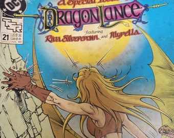 Sci Fi DC Graphic Comic Books 7 Dragon Lance Volumns 1980s 90s lcww