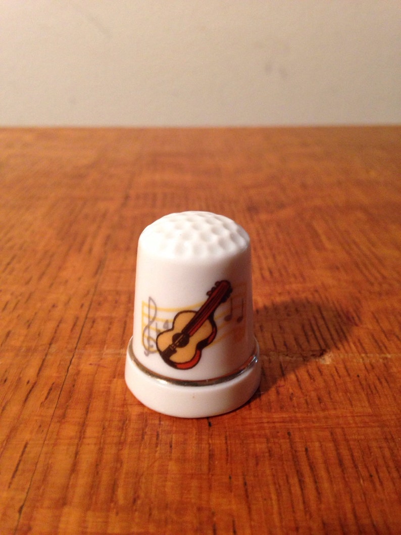 Thimble Collection Guitar Violin Trumpet Thimbles Musical Etsy