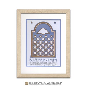 Blue Prints JM, David Lance Goines Book Plate