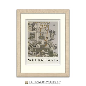 Metropolis, David Lance Goines Book Plate