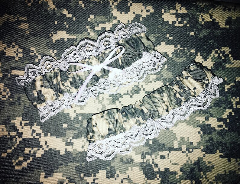 Military Garter Set WITH Bow Any Military Branch Etsy
