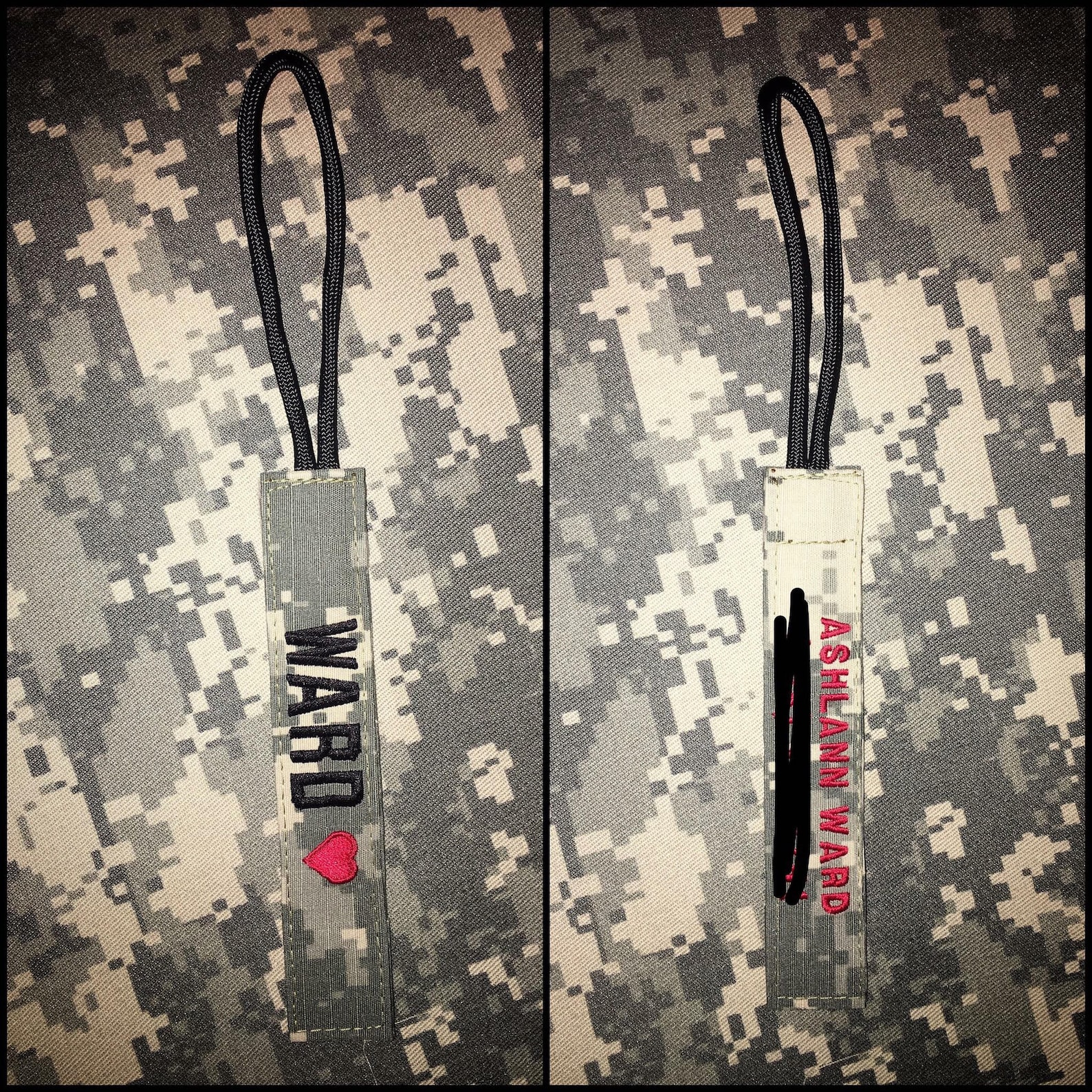 Military Inspired Luggage/bag Tag usmc/army/navy/coast Etsy