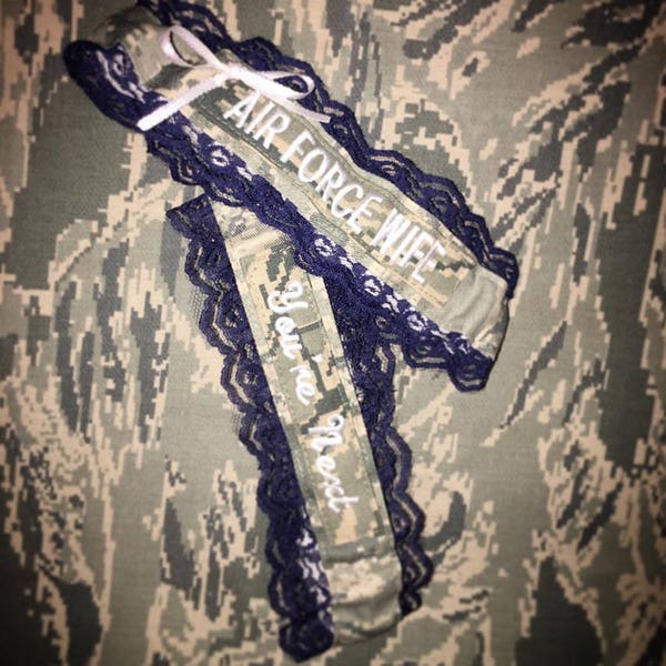 Jarretière militaire ensemble (avec noeud)-branche militaire tout ! USMC/armée/garde côtière/bleu marine