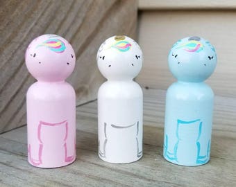 unicorn peg doll