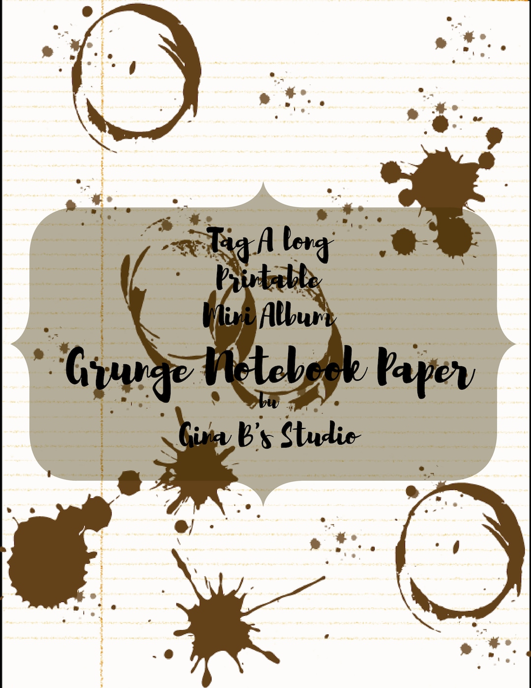 Printable Scrapbooking Template Printable Scrap Book Small - Etsy