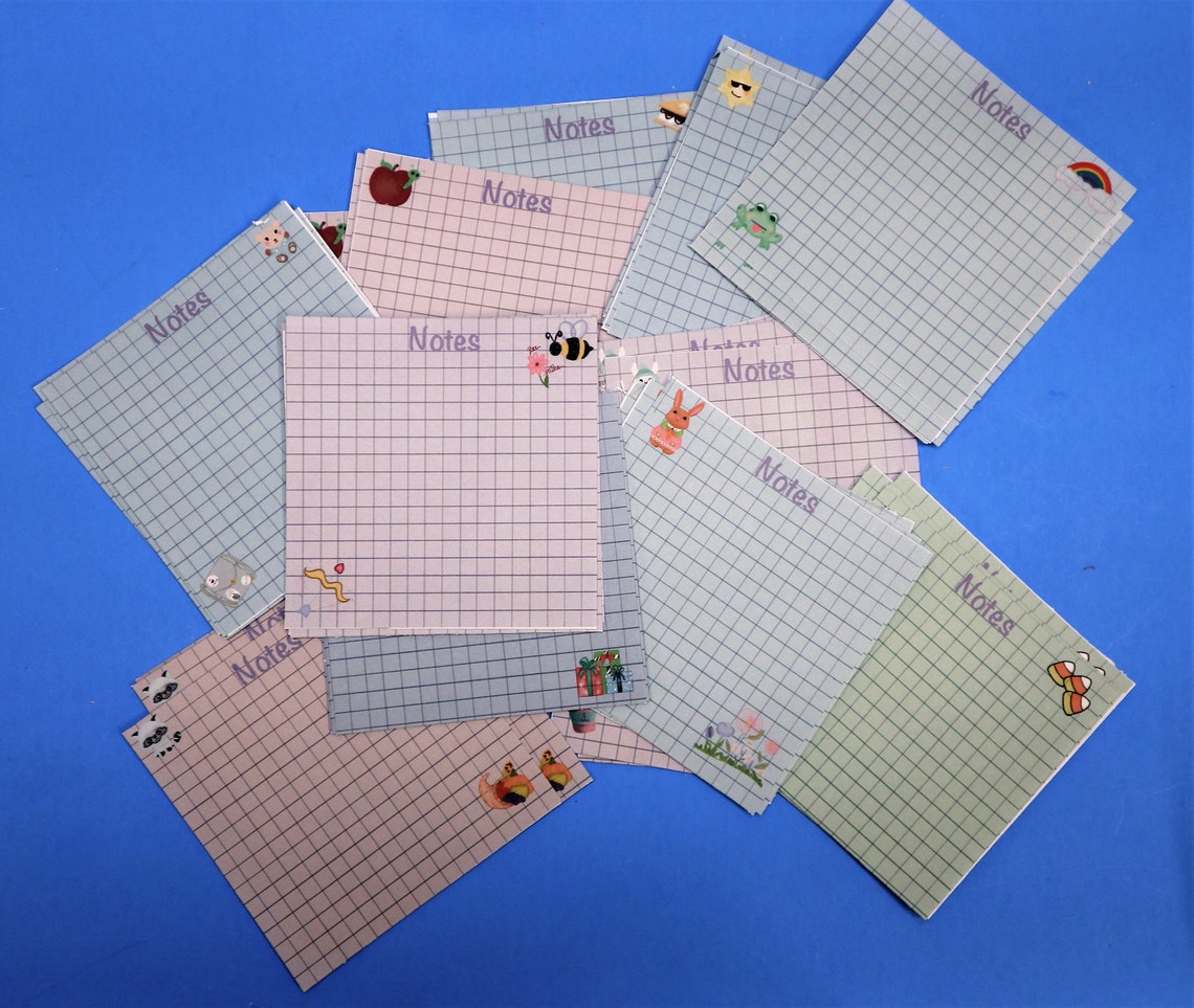 Notepad Small Printable Cute Notepad Etsy