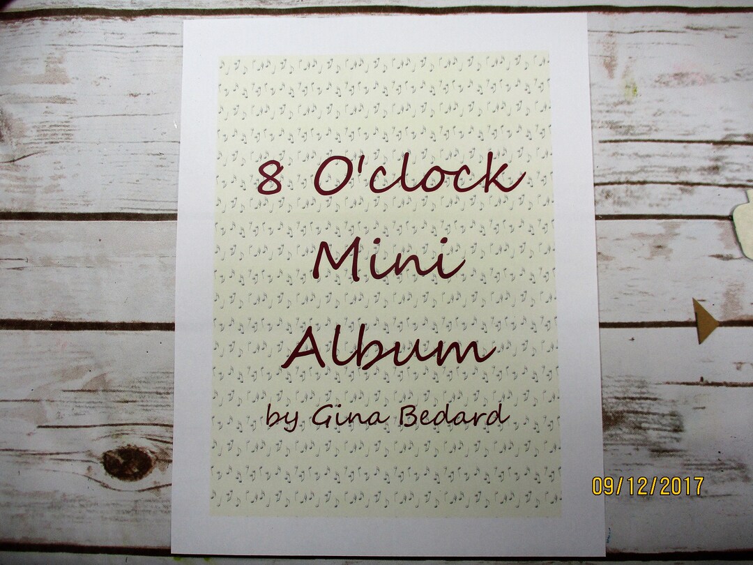 Printable Scrapbooking Template Printable Scrap Book Small - Etsy