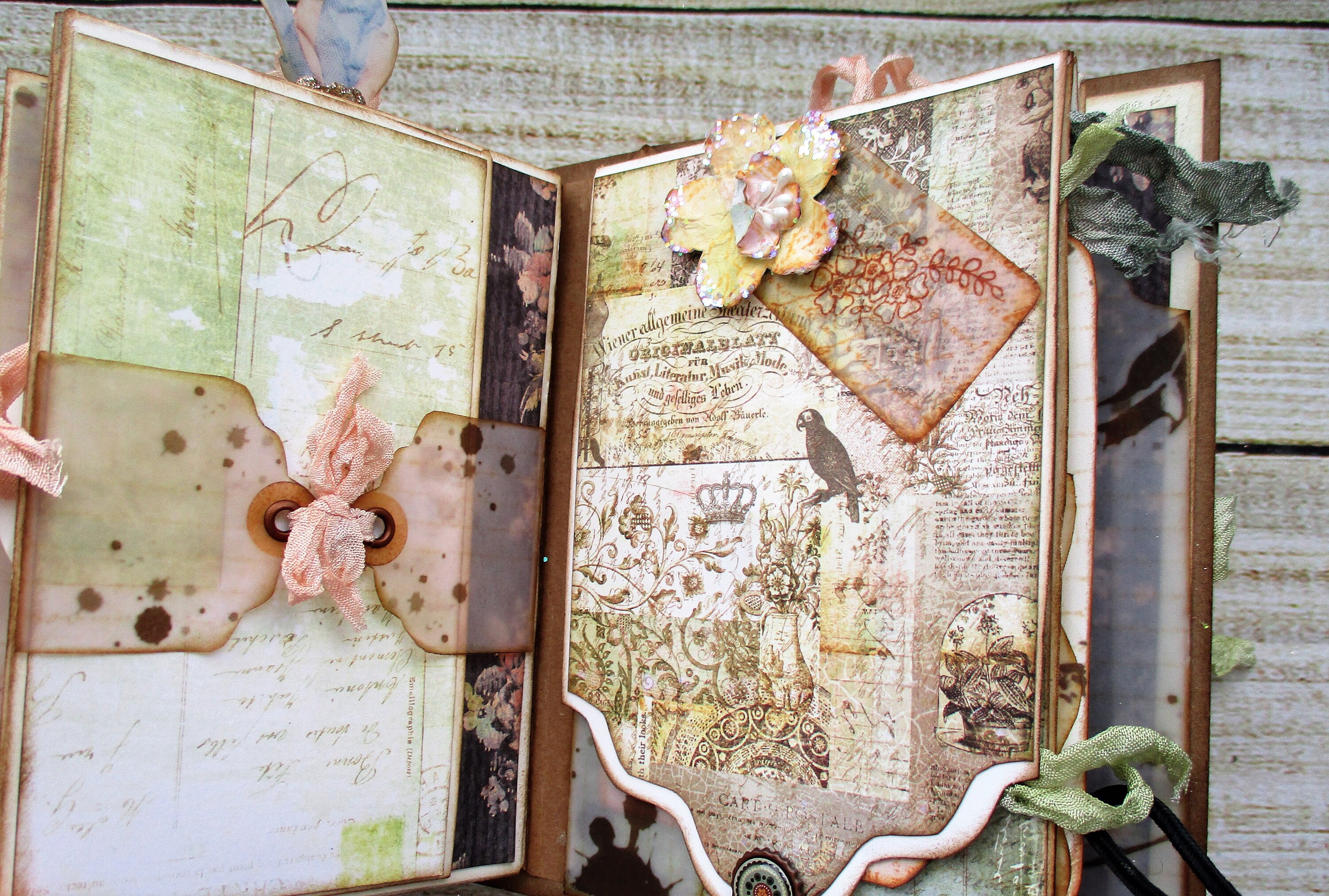 Printable Scrapbooking Template Printable Scrap Book Small Album Mini ...