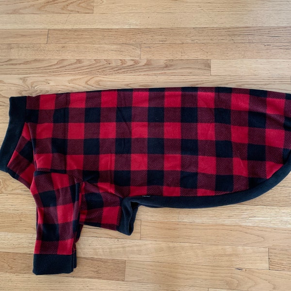 Red Buffalo Plaid Greyhound 2-Leg Pajamas