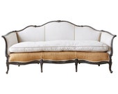 Restored 19th Century French Louis XV Style Canape Sofa