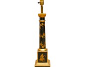 French Empire Neoclassical Style Tole Lamp