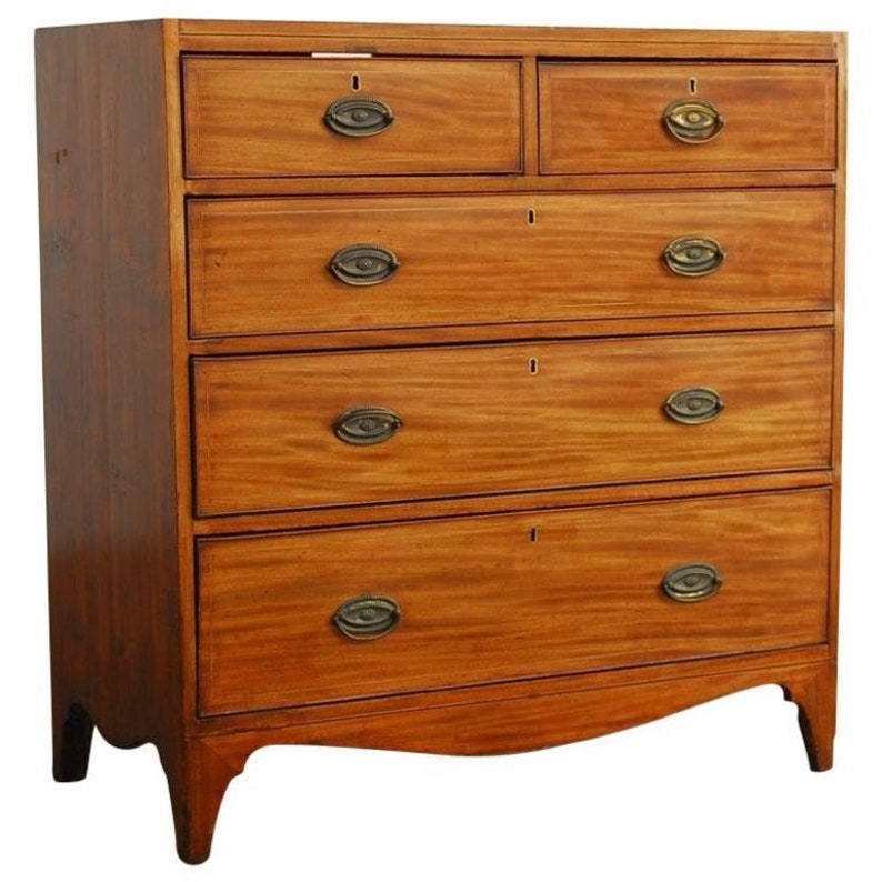 19th Century George III Mahogany Chest of Drawers