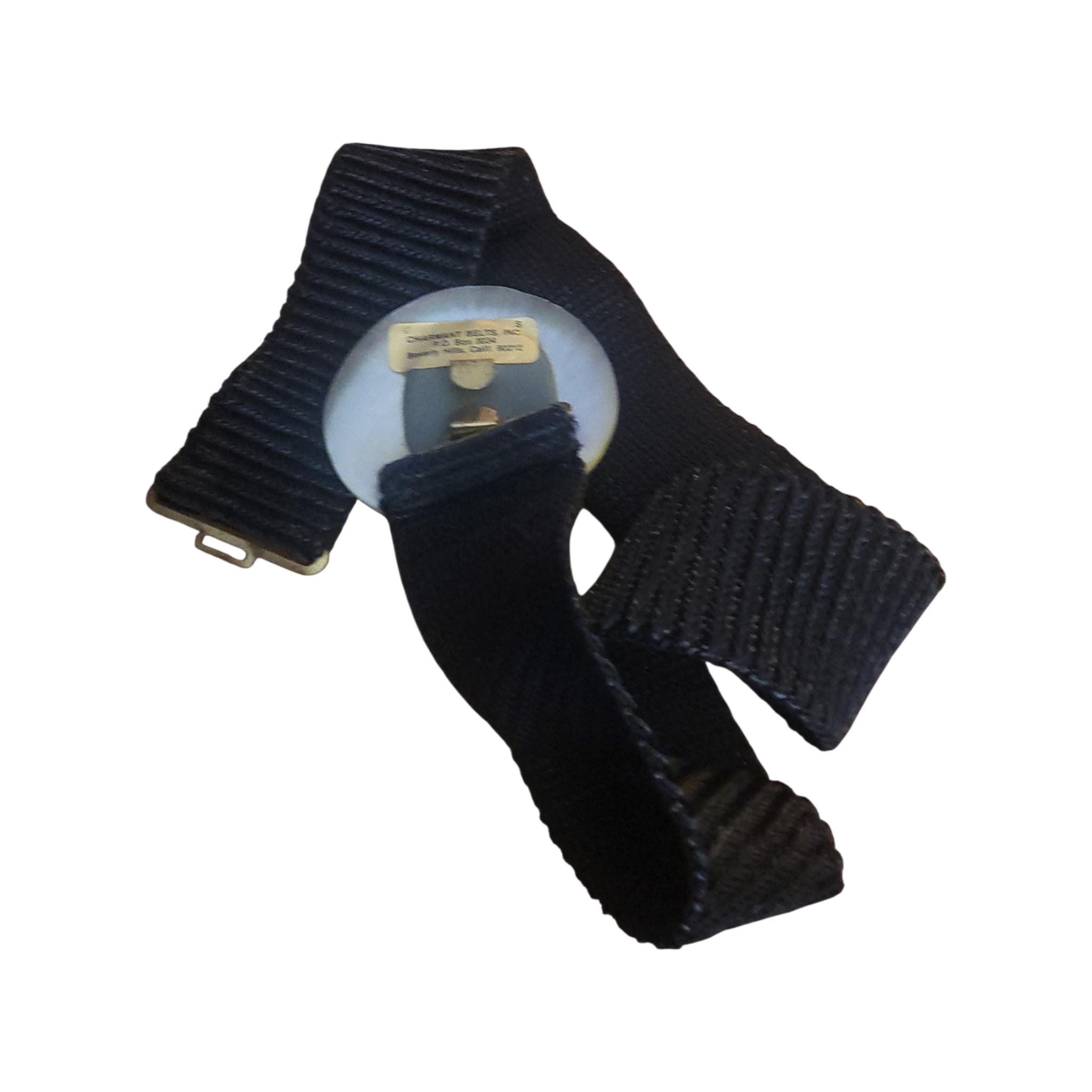 Vintage 80’s CHARMANT of Beverly Hills Elastic Belt with Art Deco Resin Buckle Vintage 80 main image 2