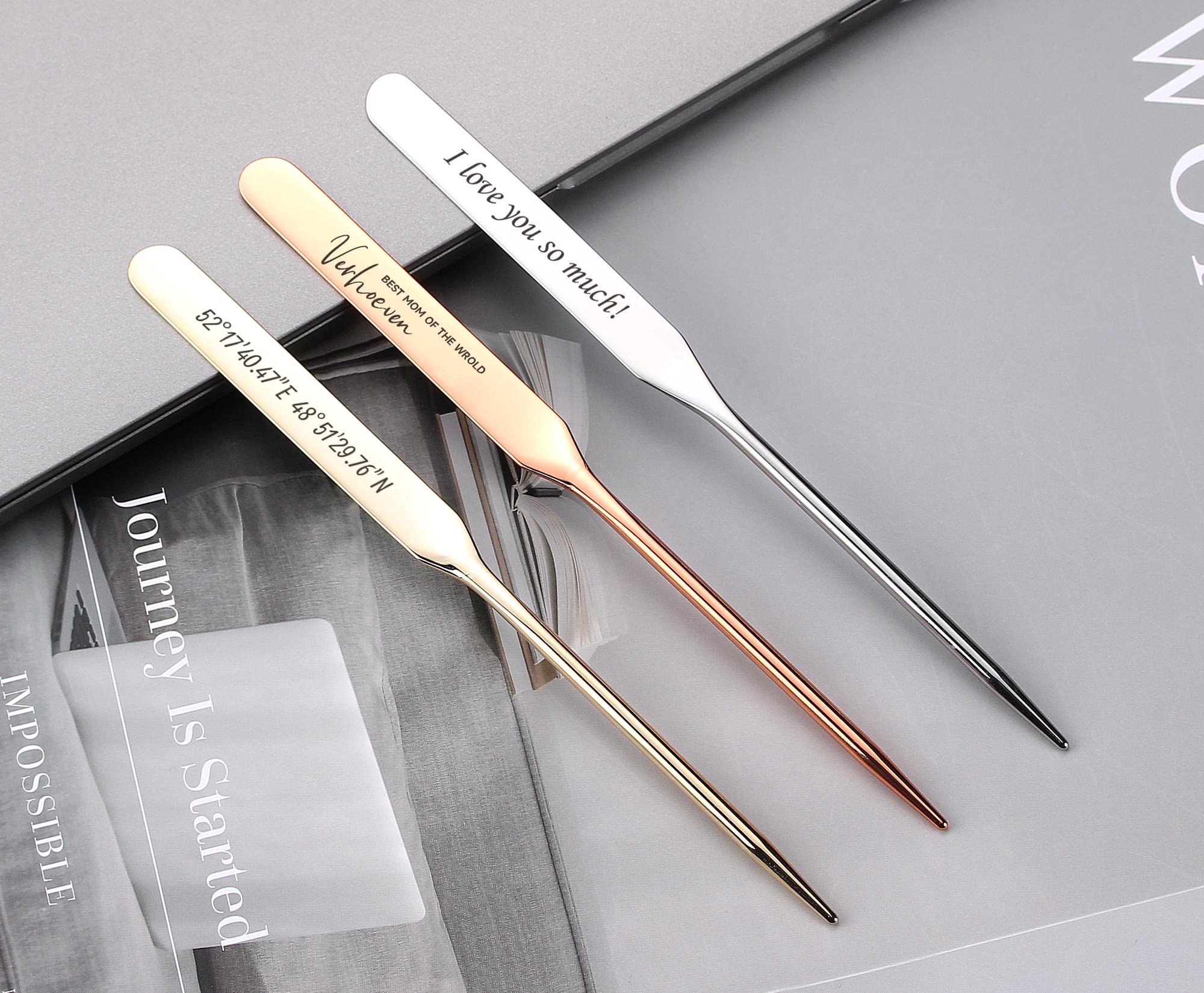 Custom Stainless Steel Makeup Spatula, Foundation Spatula, Toner Mixing Stick, Foundation Cream Mixing Tool,Girlfriend Gift, Gift for Mother